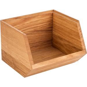 APS 11728 Buffet Box, 17.5 x 15.5 cm, Height: 12.5 cm, Oak Wood, Oiled