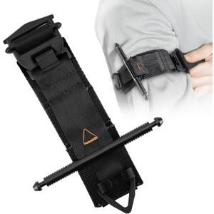 Tactical Tourniquet Medical Solutions 1.5 Compression Band Gen 4 for Camping, Hiking and Travel (Black)