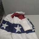 3 x 6 Feet 2 Pack American USA Pleated Half Fan Bunting Flags,Bunting Flags Outdoor Patriotic Half Fan Banner Flag for Party Memorial Day Fourth of July Independence Day 4th of July Decorations