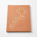 Giraffe Sketch Wall Art 16"×20"