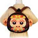 4 x Fiesta Toys Crystal Critters Animals - 11.5" Monkey Backpack