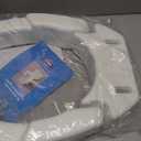 Carex Elongated Hinged Toilet Seat Riser, Adds 3.5 Inches of Height to Toilet, 300 Pound Weight Capacity, Raised Toilet Seat