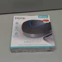 iHome Conference Speaker and Microphone, USB and Bluetooth Speaker, 3 Noise Cancelling Microphones for Home Office Compatible with Mac, Windows, iOS and Android