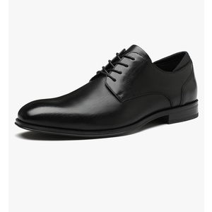 Mens Classic Formal Oxford Lace Up Wedding Pointed Toe Dress Shoes Black, Size 42