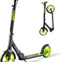 JOVA ZIFFY Scooter for Kids with Hand Brake, Foldable Kick Scooter for Ages 6-12, Lightweight Scooter for Boys with 4 Adjustable Heights, ABEC9 Bearings, Supports Up to 220 lbs