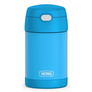 THERMOS FUNTAINER Insulated Food Jar, 16 Ounce, Kid Friendly Food Jar, Electric Blue
