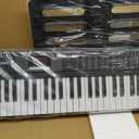 88 Key Piano Keyboard, Semi Weighted Electronic Digital Piano with Music Stand, Power Supply, Sustain Pedal, Bluetooth, Stand, MIDI, for Beginner Professional at Home, Stage