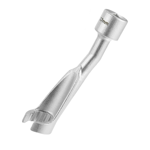 17mm 12Point Common Rail Injection Fuel Line Socket Nut Wrench for BMW for Opel 2.5TD Diesel Engine/for 1/2 Flare Nut Wrench Opening Socket L-Type Removal Socket/Durable / 1pcs