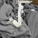 ALIECOM Extra Soft Corner Sectional Sofa Covers L Shaped Couch Cover Sectional Slipcovers with Non Slip Foams Jacquard Stretch U Shape Furniture Protector for Pets Dogs (Dark Grey, X-Large)