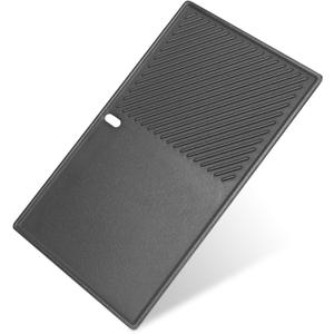QuliMetal 66089 Griddle for Weber Genesis II/LX 400 Series Grills, Grill Part for Weber GS4 Genesis 2 E410, E415, E435, S-435, LX E-440, Cast Iron for Weber Genesis ii Griddle Insert