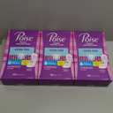 Poise Ultra Thin Incontinence Pads & Postpartum Pads for Bladder Leaks, 4 Drop Light Absorbency, Regular Length, 144 Count Amazon's Choice, 3 Packs of 48