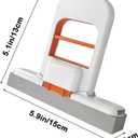 Mini Foldable Desktop Mop, Self-Squeeze Sponge Mop with One-Hand Handle for Wet and Dry Cleaning - Kitchen, Bathroom, Glass, Car, Small Spaces (Replaceable Head)