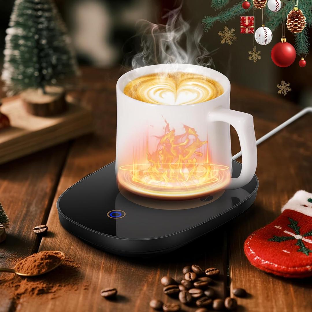 Coffee Mug Warmer for Desk with Auto Shut Off, Coffee Warmer with Auto Shut Off for Desk Office Home (Birthday Xmas Gifts)