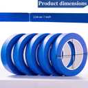 TOTDTDA Painters Tape 1 Inch Wide, 12 Pack Painters Tape for General Purpose Use, 1 Inch X 55 Yards X 12 Rolls, 660 Yards in Total