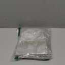 DONREN Light Grey Valance - Kitchen Valances for Small Window with Rod Pocket (2 Panels,42 by 12 Inch)