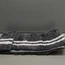 PURRUGS Bathroom Rug Non-Slip Machine Washable 24" x 36", Super Absorbent and Quick Dry Shaggy Microfiber Bath Mat, Extra Soft and Plush Bath Rug for Bathtub, Shower and Sink, Charcoal