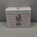 CASABREWS 3700 Essential Espresso Machine 20 Bar, Stainless Steel Cappuccino & Latte Machine with Steam Frother for Home, 43.9oz Water Tank, Coffee Gift for Women & Men, Silver