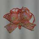 Womens Sparkly Sequin Butterfly Crop Top Sparkly Glitter Bandage Tank Bra Tops Belly Dance (Orange), One SIze