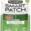 Pennington Smart Patch Tall Fescue 30lb 600 sq. ft. Grass Seed Bare Spot Repair with Mulch and Fertilizer