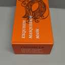 2025 New Black Masquerade Masks for Women with Feathers - Womens Mascarade Venetian Mask for Masquerade Party, Mardi Gras, Halloween Cosplay Prom, Christmas