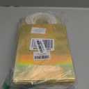 MIMIND 24 Pack Iridescent Paper Gift Bags with Handles Holographic Party Favor Bags with Tissue Paper 8.7 x 6.3 x 3.1 Inch Glitter Gold Foil Goodie Candy Bag for Wedding Baby Shower Birthday Party (Medium)