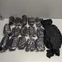 16 Pack Black Cheesecloth Table Runners 20x120 Inch Gauze Table Runner Cheese Cloth 10FT Black Table Runner Rustic Sheer Runner for Wedding Baby Shower Birthday Party Table Decor