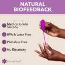 Kegel Exercise System - Pelvic Floor Exercises - Set of 6 Premium Silicone Kegel Exercise Weights & Control with Training Kit for Women: Beginners & Advanced ((Pack of 1) Basic Kegel Set)