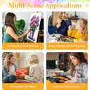 Framed Paint by Numbers Kit for Adults Beginner Butterfly, Adult Paint by Number Kits on Canvas Framed, DIY Acrylic Oil Painting by Numbers with Frame, Sunflower for Home Decor Gift 10 X 10 Inch (OPFUS2504-11)