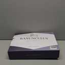 Ranunculus Tufted Queen Duvet Cover Set, Fluffy Washed Microfiber Stripe Duvet Cover Queen Size with Button Closure & 2 Pillow Shams for All Seasons, Comforter Not Included (Grey Check, 90"x90")