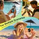 Phone Umbrella for Sun Shade Magnetic: Universal Thumbs Up Cell Phone SunShade Shield for iPhone UV Protection Anti-Glare for Pool Travel Beach Essentials Mom Wife Teens Women Gifts for Mothers Day