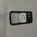 Lanhiem Magnetic for iPhone 16 Pro Max Case, IP68 Waterproof Dustproof Case, [Compatible with Magsafe] [Built-in Screen Protector] Full Body Heavy Duty Rugged Phone Cover 6.9 inch, Black/Clear