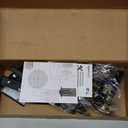 Amazon Basics Contemporary Electronic Keypad, Keyless Entry Door Lock Deadbolt with Handle Set, Key Pad Front Door with Knob, Contemporary Door Locks for Front Door, Door Handle, Matte Black, 1-Pack