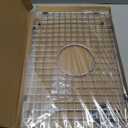 Serene Valley Sink Bottom Grid 19" x 12-1/2", Centered Drain with Corner Radius 1-1/2", NDG1912C, Medium