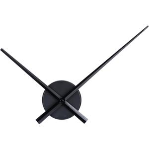 Mudder 3D Clock Hands Wall Clock for Kitchen Office and Home Art Decor Quartz Clocks Movement Mechanism Accessories (Black)