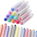 20 Pcs Dustless Chalk, Colored Chalk, Color Twistable Chalk,for Painting, Blackboard Writing