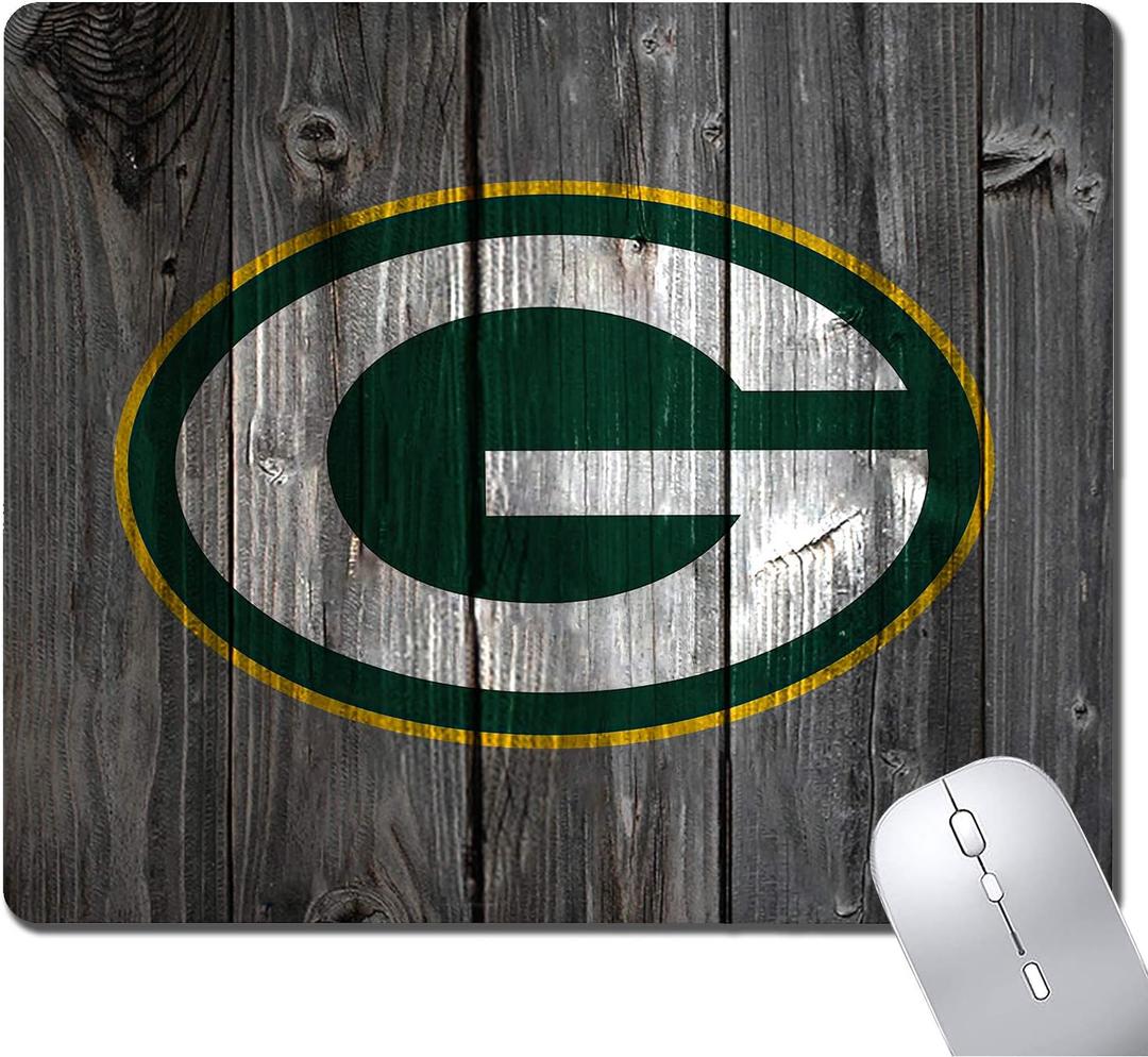 Wood Grain Design Sports Mouse Pad, Non-Slip Rubber Base for Computers Laptop, Gaming Mousepad Accessories, Desk Mat, Office Supplies - Mouse Pads for Desk