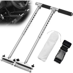 Car Hand Controls Device for Disabled Drivers, Portable Handicap Driving Hand Controlled Drive Assist for Injured, Handicap, Cars Driving aids, Black Handle