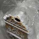 Braxio Indoor Christmas Decorations Resin Gingerbread House with LED Light - Traditional Cottage & Church Village Collectible Figurines, 5.0 x 5.0 x 8.25 Inch, Gingerbread Color