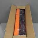 Folding Hand Truck500lbs, Portable Heavy Duty Dolly Cart, 6 Wheels Collapsible Luggage Cart with 2 Elastic Ropes - Compact Trolley Cart for Easy Moving - Ideal Hand Cart for Travel and More (Size 17, Orange)