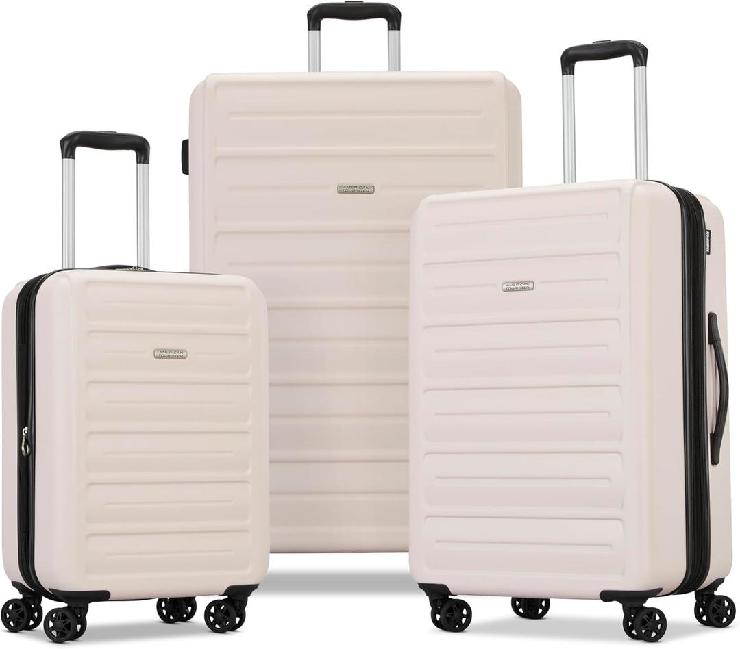 Westridge Hardshell Luggage Set - 3 Piece Set - 20" Carry-On, 24 & 28 Checked Luggage Set with 360 Spinner Wheels - Expandable Suitcases for Extended Travel - Durable ABS Shell - Light Pink