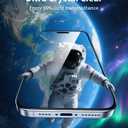 Mkeke 3 Pack Screen Protector for iPhone 17 6.3", [9H+ Tempered Glass] [Military-Grade Drop Protection][Easy Installation Frame] HD Clear, Anti-Scratch, Bubble Free