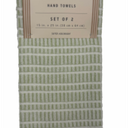 Home Wear Hand Towels  Sage Green Set of 2 15x25 Pack Of 2