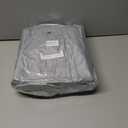 Car Cover Waterproof All Weather with Driver Door Zipper for Jeep Wrangler JK JL 2 Door 2007-2021 / Full Exterior Cover/Durable 210D Oxford Cloth / 1Pcs Gray (Silver Tone)