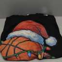 Christmas Basketball Ice Cream Drip for Boys, Kids, Men Long Sleeve T-Shirt, XL