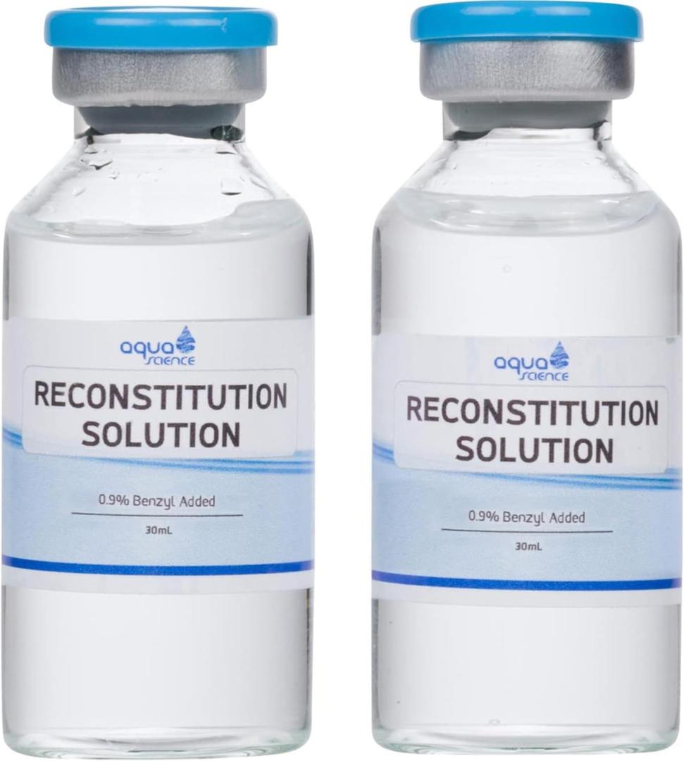 Reconstitution Solution 2-Pack - 30ml - Ultra Clean Solution in Premium Glass Vials | Made in USA Reconstitution Solution 2-Pack - 30ml - Ultra Clean Solution in Premium Glass Vials | Made in USA