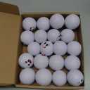 Hxezoc 20 Pieces Mini Face Golf Stress Balls Golf Party Favors Funny Face Foam Sports Balls Small Squeeze Anxiety Relief Toy for Kids Birthday Party, School Reward Carnival Party Supplies
