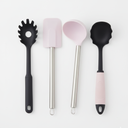 4 Pack of Kitchen Utensils, Silicone and Stainless Steel