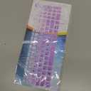 Keyboard Cover for Lenovo Yoga 7i 16"/15.6", Ideapad 3/Idepad 3i/Ideapad 5/Ideapad 5 15.6 17.3, Lenovo Ideapad Flex 5 5i 15.6, 16"/IdeaPad Slim 5 5i 15.6, 16/ IdeaPad Slim 7 15.6, Lenovo V15 G4 G3 G2 (Ombre Purple)