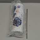 Christmas Gifts for Grandma Grandmother Grammy Birthday Mother's Day Gift from Grandson Granddaughter - Stainless Steel Tumbler Coffee Insulated Travel Reusable Cup With Straw Leakproof Flip Present