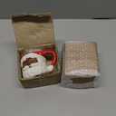 Sliner 2 Pcs 11oz Black Santa Mug Christmas African Santa Ceramic Mug Vintage African Coffee Cup Christmas Themed Design Cup Set for Coffee Tea Hot Chocolate Presents